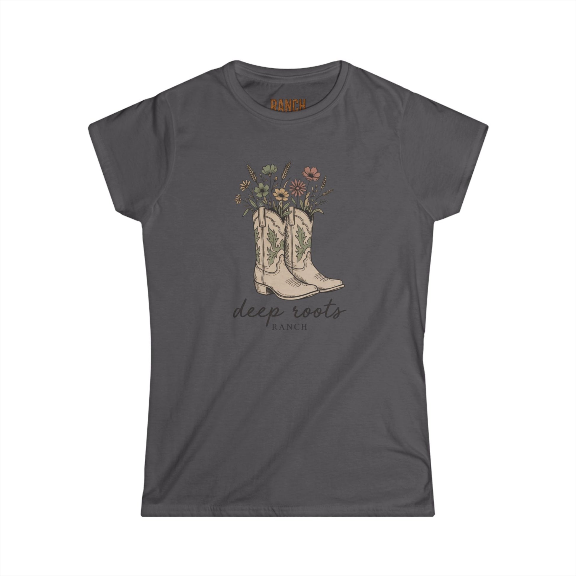 Women's flower boots Ranch Tee - Ranch