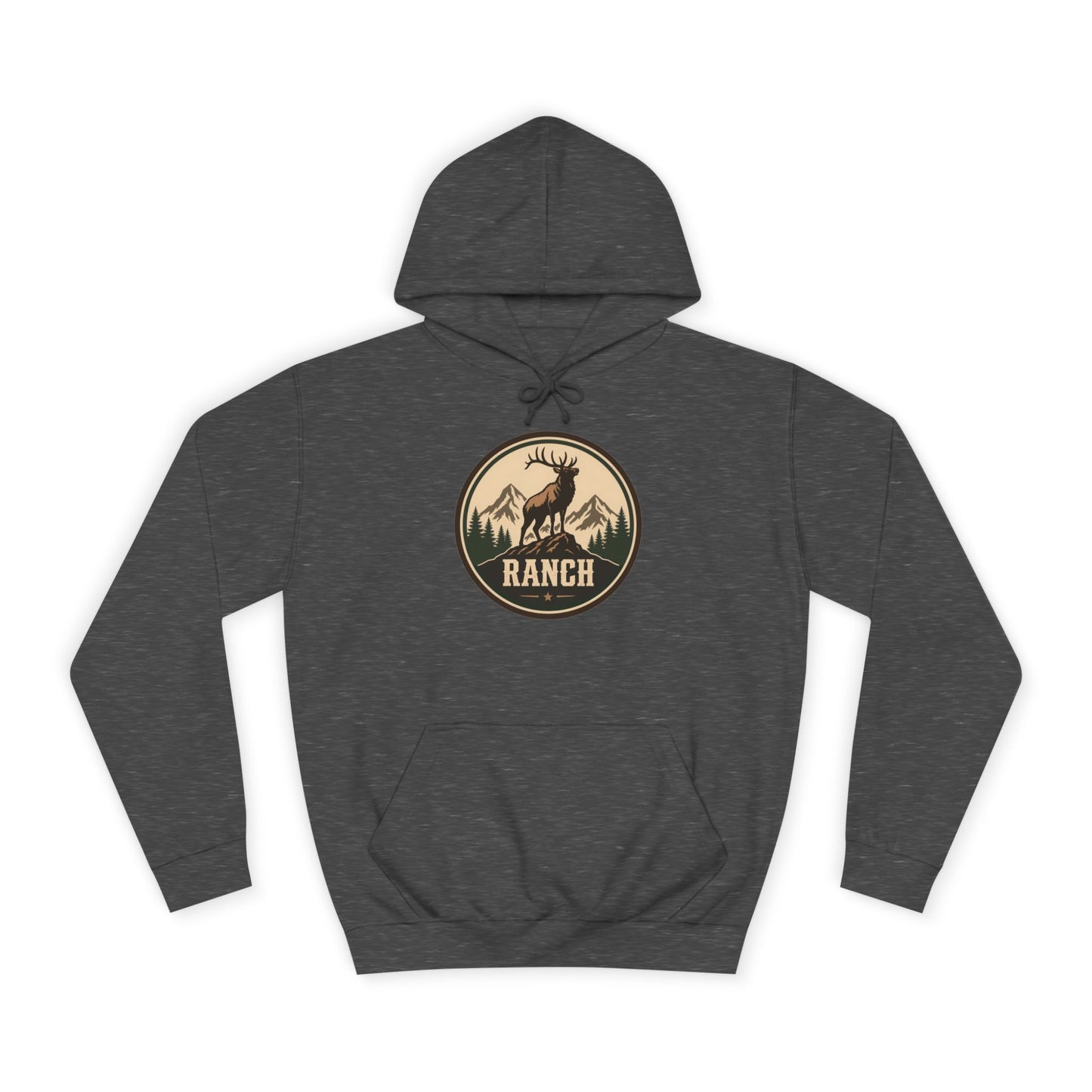 Rugged Western Elk Hoodie