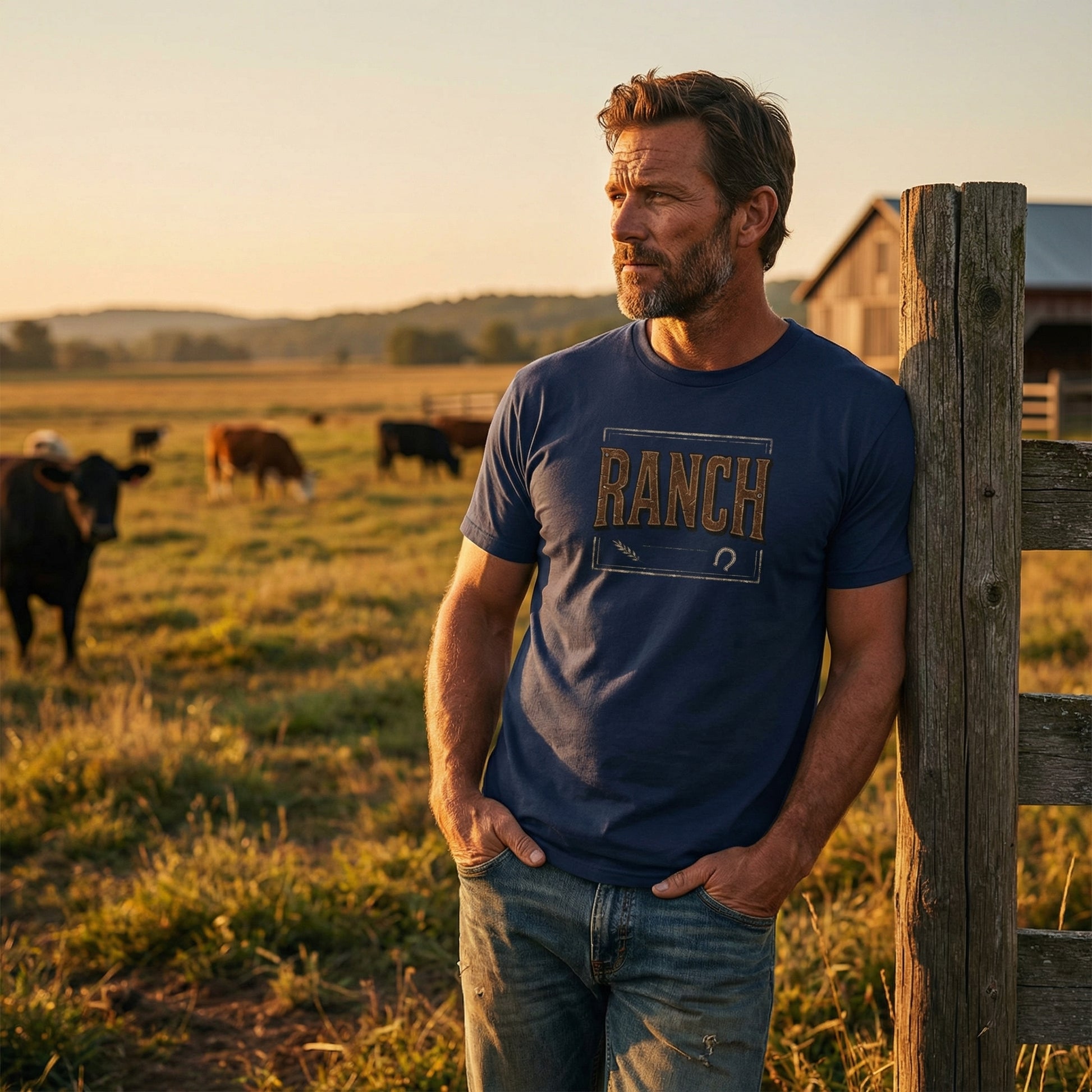 Men's Ranch Logo Tee - Adult Size - RanchDTG