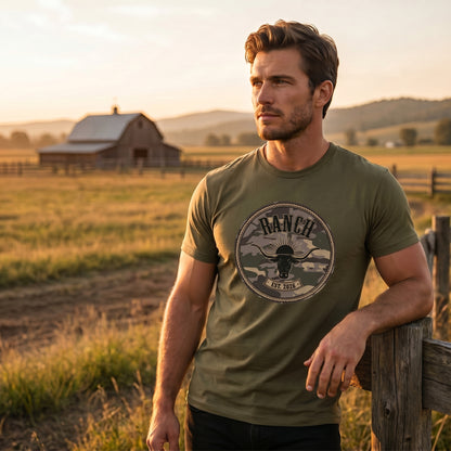Men's Camo Logo Ranch Tee - Ranch