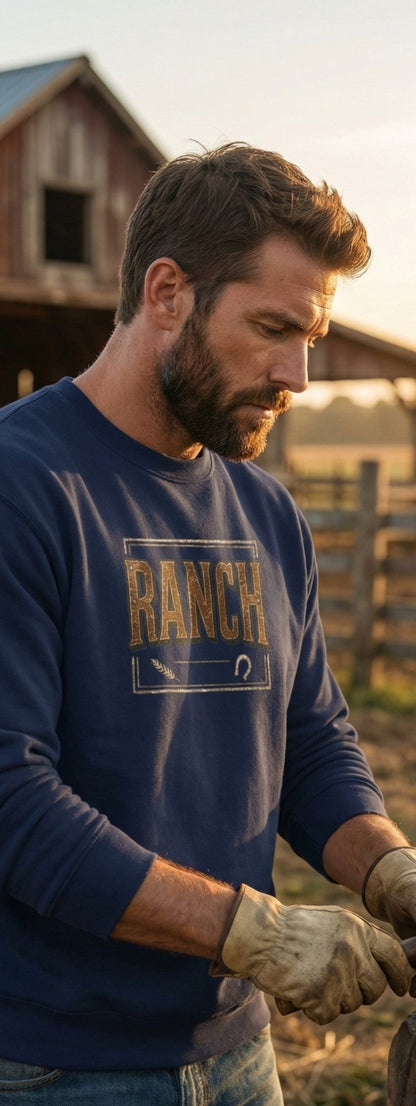 Men's Rustic Crewneck - Ranch