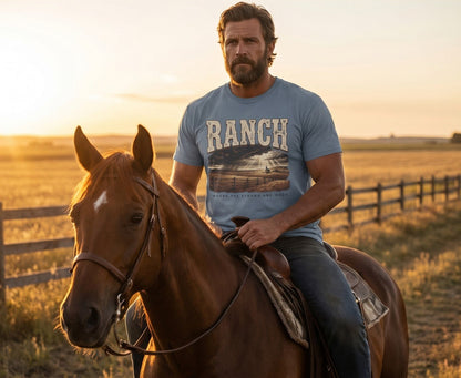 Men's country sunset Ranch Tee - Ranch