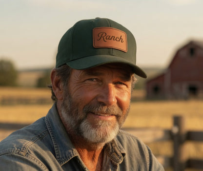 Ranch Leather Patch Cap - Ranch