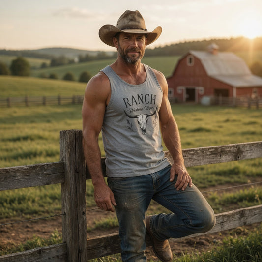 Rugged Western Tank Top