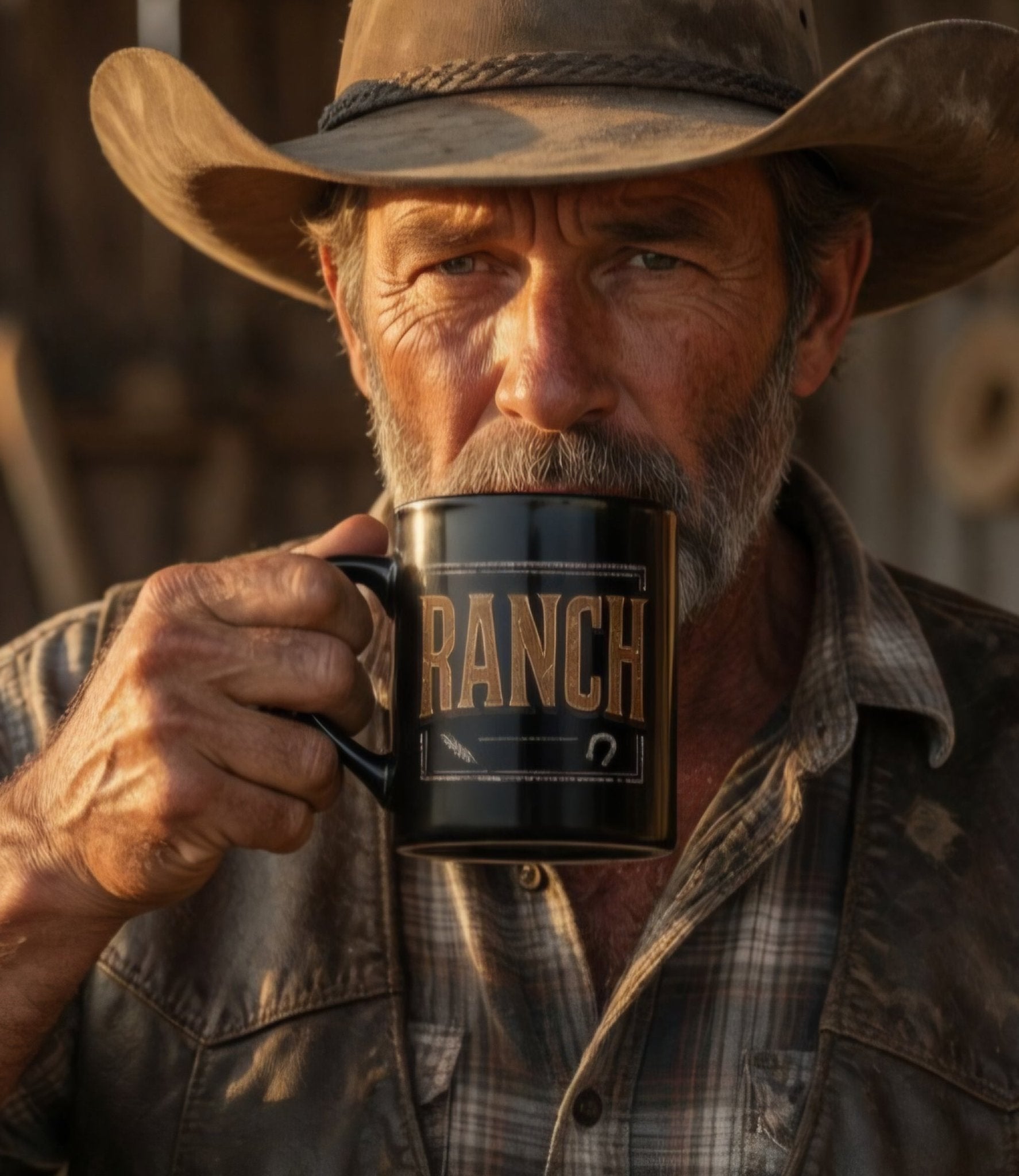 Ranch Black Coffee Mug - Ranch