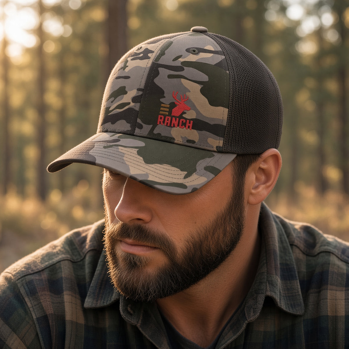 Camo Ranch Hunters Hat